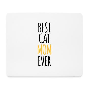 Cat Mom T-Shirt Mama Muttertag Geschenk - Mousepad (Querformat) - Weiß - Vorne