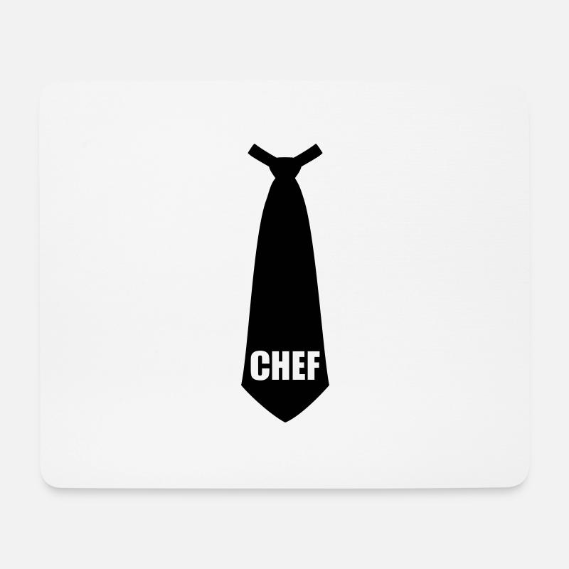 Chef - Mousepad (Querformat) - Weiß