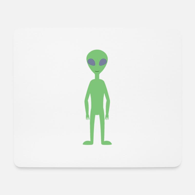 alien - Mousepad (Querformat) - Weiß