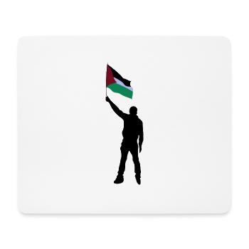 free Palestine - Mouse Pad (horizontal) - white - Front