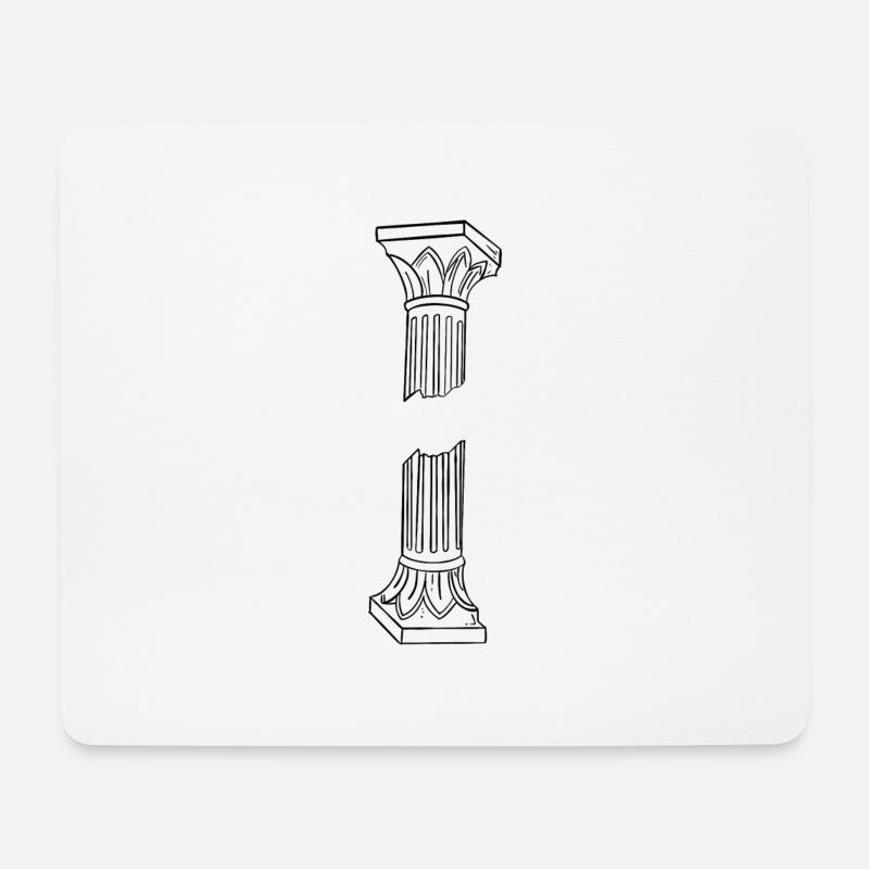 Pillar - Mouse Pad (horizontal) - white