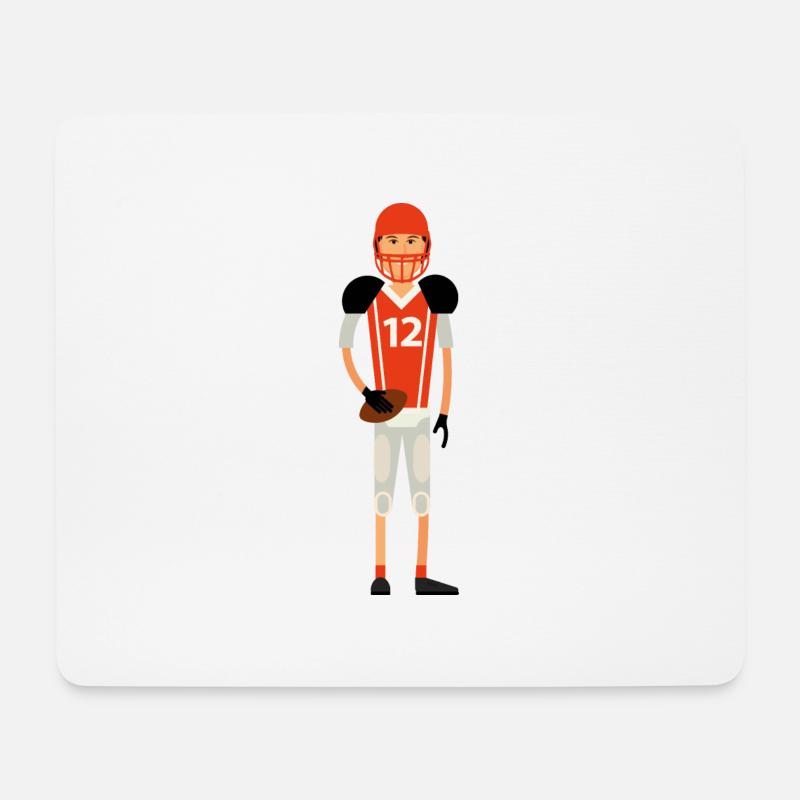 Ballsport - Mousepad (Querformat) - Weiß