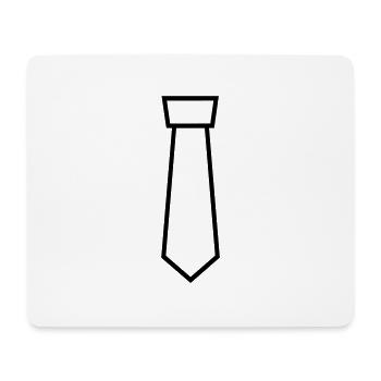 Tie - Mouse Pad (horizontal) - white - Front