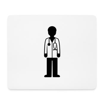 Doktor Arzt - Mousepad (Querformat) - Weiß - Vorne