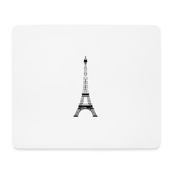 Eiffel Tower Paris - Mouse Pad (horizontal) - white - Front