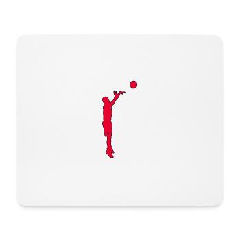 Basketballspieler - Mousepad (Querformat) - Weiß - Vorne