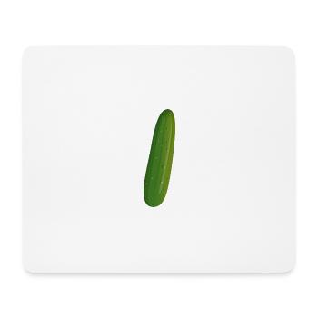 Cucumber vegetables - Mouse Pad (horizontal) - white - Front