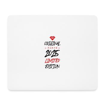 2025 limited edition - Mousepad (Querformat) - Weiß - Vorne