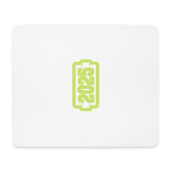 2025 - Tapis de souris (format paysage) - blanc - Devant