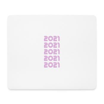 2021 - Mousepad (Querformat) - Weiß - Vorne