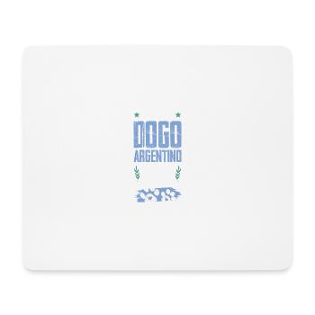 dogo argentino dogs dad - Mouse Pad (horizontal) - white - Front