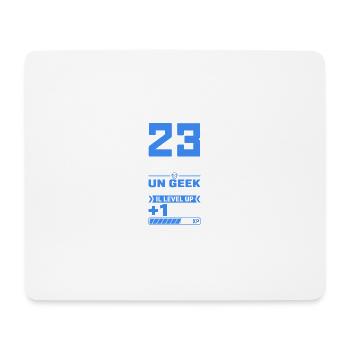 23 Ans Humour Geek 23 Ans Anniversaire Gamer - Tapis de souris (format paysage) - blanc - Devant
