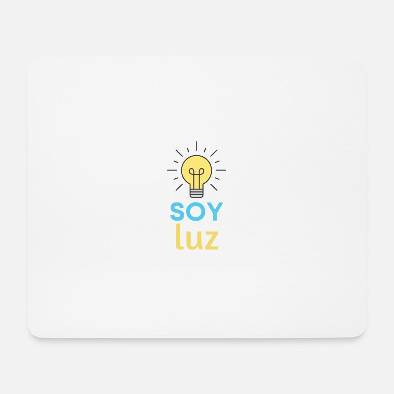 ICH BIN LICHT - Mousepad (Querformat) - Weiß