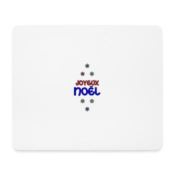 NOËL. JOYEUX NOËL. MERRY CHRISTMAS. NOUVEL AN - Tapis de souris (format paysage) - blanc - Devant