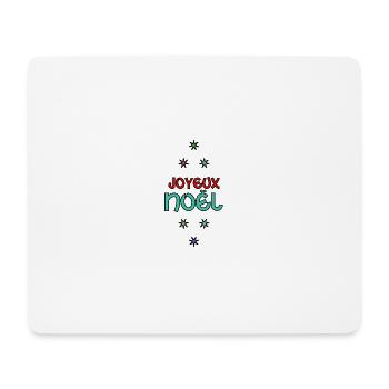 CHRISTMAS. MERRY CHRISTMAS. MERRY CHRISTMAS. SANTA CLAUS - Mouse Pad (horizontal) - white - Front