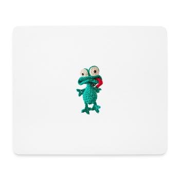 Silly Frog - Mousepad (Querformat) - Weiß - Vorne
