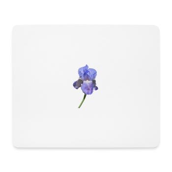 Superbe iris bleu - Tapis de souris (format paysage) - blanc - Devant