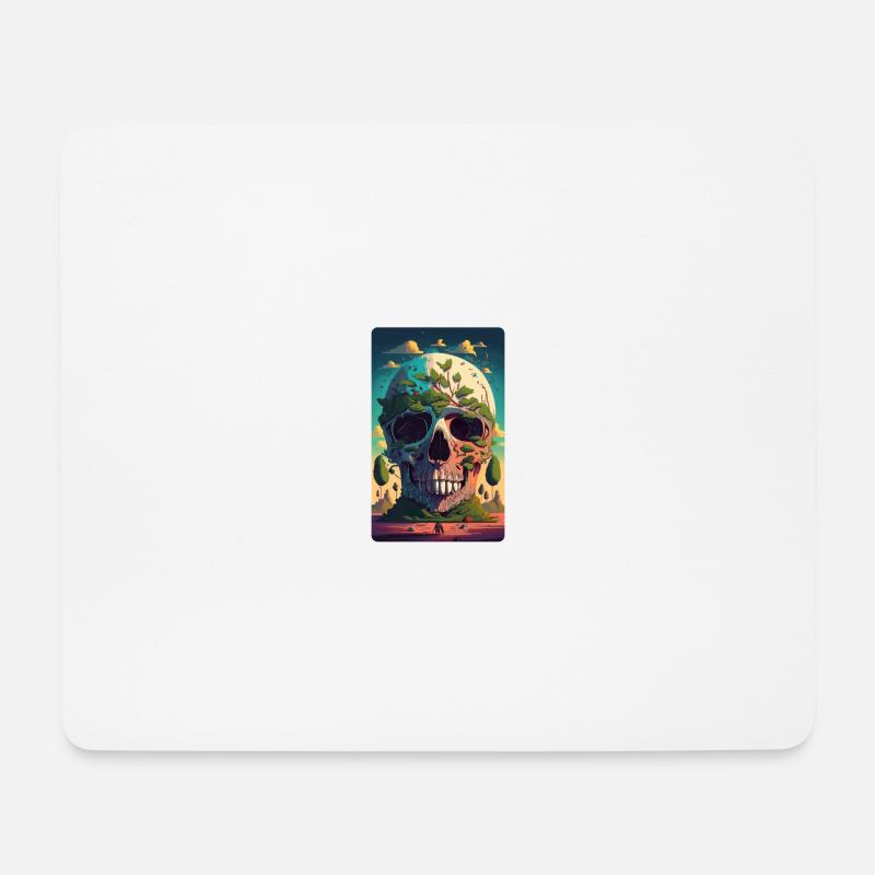 Giant Skull - Mouse Pad (horizontal) - white