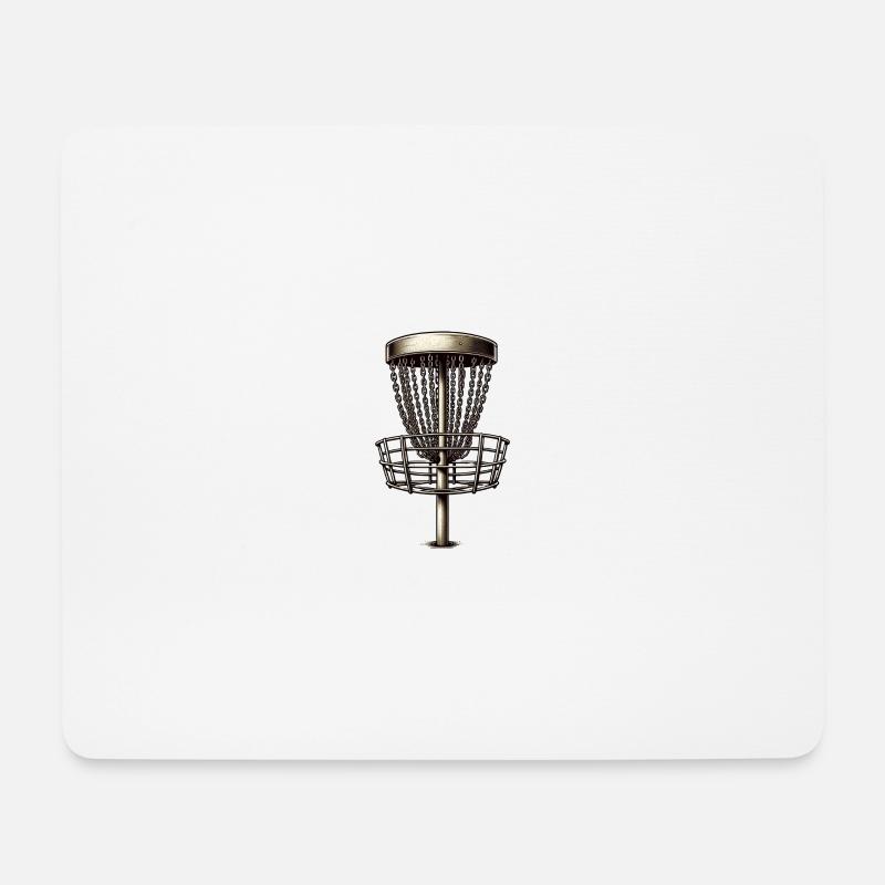 Disc golf - Mouse Pad (horizontal) - white