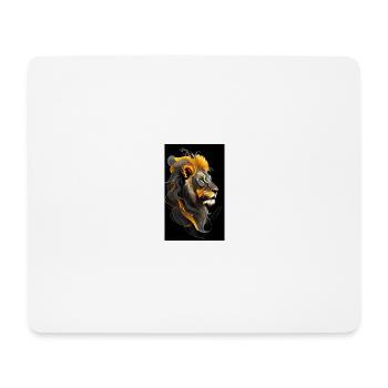 Japanese Lion - Mouse Pad (horizontal) - white - Front