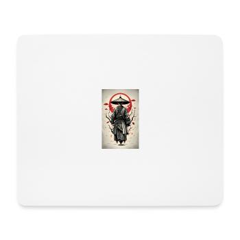 Medieval Japanese Poster - Mouse Pad (horizontal) - white - Front