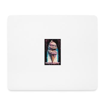 Eis Eis Scream - Mousepad (Querformat) - Weiß - Vorne