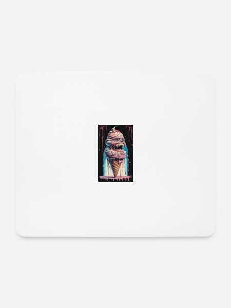 Ice Cream Ice Cream Scream - Mouse Pad (horizontal) - white