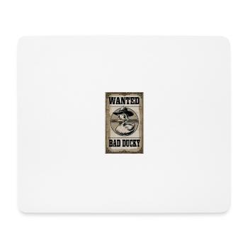Poster wollte schlechtes Enten-Vintage-Poster - Mousepad (Querformat) - Weiß - Vorne
