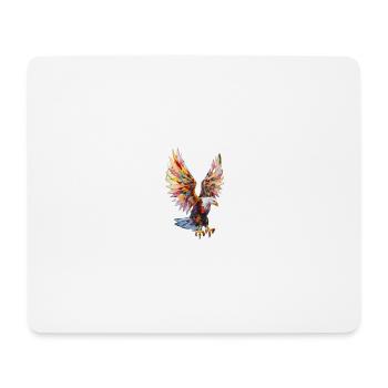 L’aigle royal - Tapis de souris (format paysage) - blanc - Devant