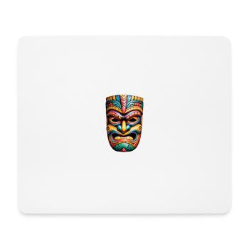 Tiki - Tapis de souris (format paysage) - blanc - Devant