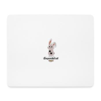 Sports Bunny - Mouse Pad (horizontal) - white - Front