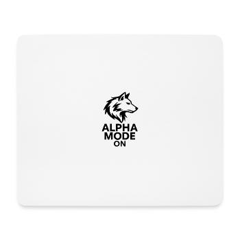 Alpha-Modus An - Mousepad (Querformat) - Weiß - Vorne