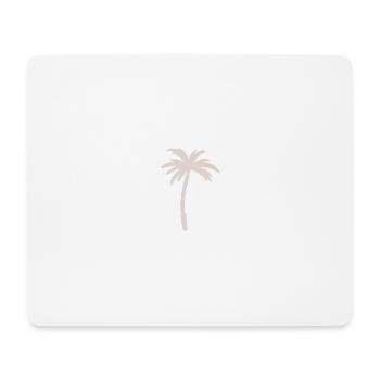 Palme - Mousepad (Querformat) - Weiß - Vorne