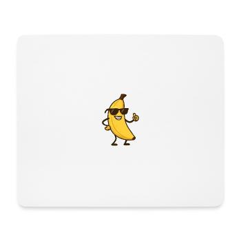 Banana Comic - Mouse Pad (horizontal) - white - Front