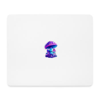 magic mushrooms - Mousepad (Querformat) - Weiß - Vorne