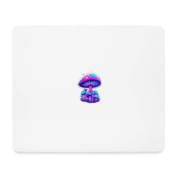 magic mushroom magenta - Mousepad (Querformat) - Weiß - Vorne