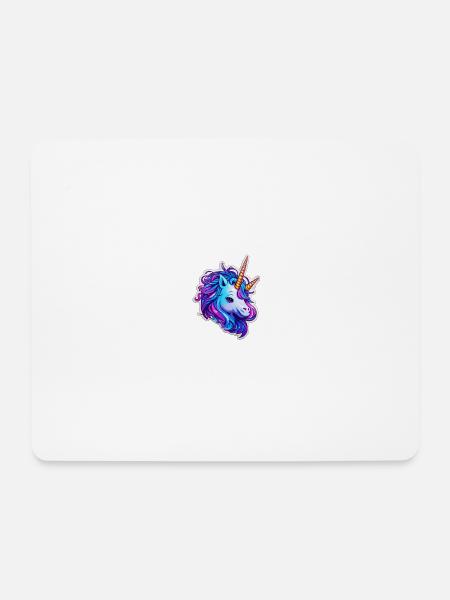 cute "two-nicorn" - Mousepad (Querformat) - Weiß