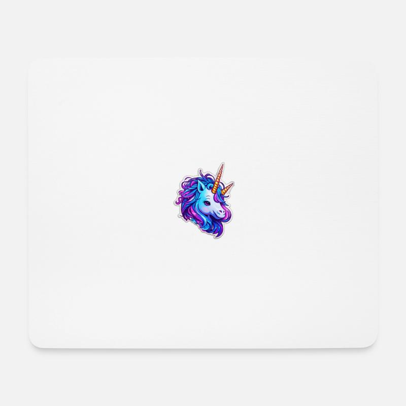 cute "two-nicorn" - Mousepad (Querformat) - Weiß
