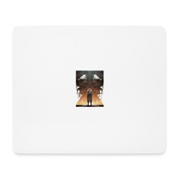 Manga Karate Kämpfer - Mousepad (Querformat) - Weiß - Vorne