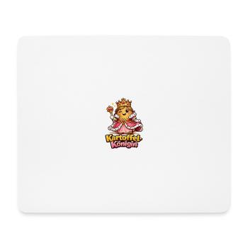 Kartoffel-Königin | Kartoffelkönigin (md) - Mousepad (Querformat) - Weiß - Vorne