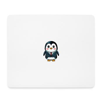Pinguin - Mousepad (Querformat) - Weiß - Vorne