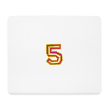 5. 5 YEARS. 5th ANNIVERSARY. 5 YEAR ANNIVERSARY - Mouse Pad (horizontal) - white - Front