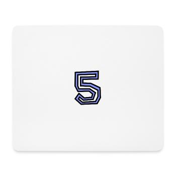 5. 5 YEARS. 5th ANNIVERSARY. 5 YEAR ANNIVERSARY - Mouse Pad (horizontal) - white - Front