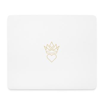 HERZKRONE // KINGDOM OF HEAVEN - Mouse Pad (horizontal) - white - Front