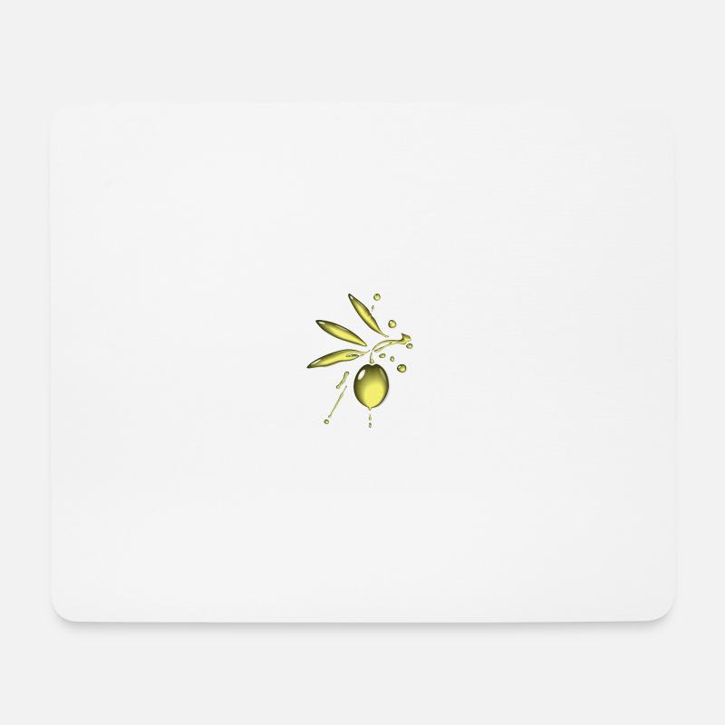 Olivenöl - Mousepad (Querformat) - Weiß