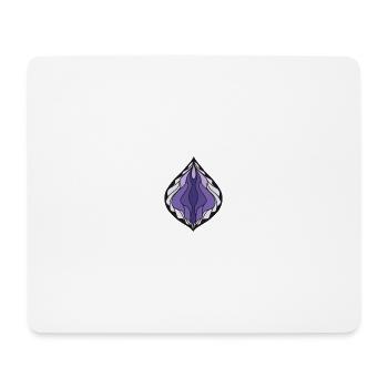 Digital Vulva - Mousepad (Querformat) - Weiß - Vorne