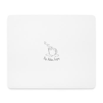 Un Moment de Détente : Savourez et détendez-vous - Tapis de souris (format paysage) - blanc - Devant