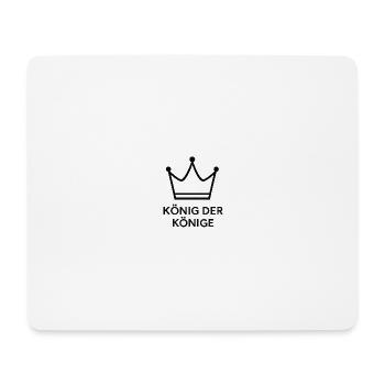 König der Könige Krone - Mousepad (Querformat) - Weiß - Vorne