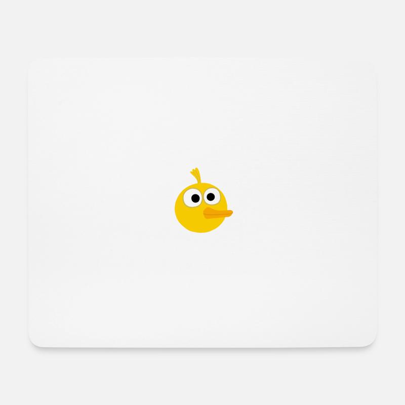 Wo ist meine Mama - Küken Kopf gross - Mousepad (Querformat) - Weiß