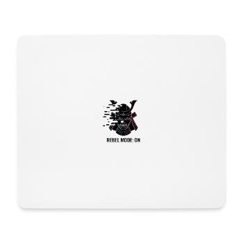 Samurai-Rebell - Mousepad (Querformat) - Weiß - Vorne